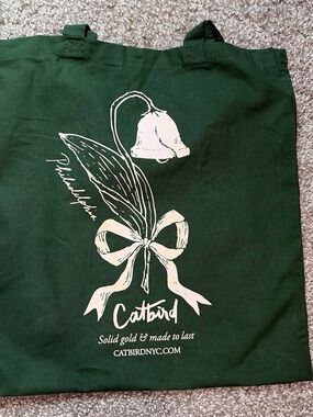 Catbird Dark Green Tote